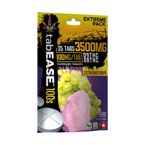 tabease 100s d9 d8 3500mg tabs cotton candy grape new
