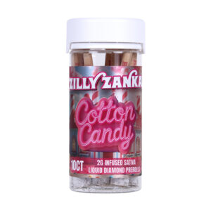 zilly zanka liquid diamond 2g pre rolls 10ct cotton candy