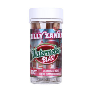 zilly zanka liquid diamond 2g pre rolls 10ct watermelon blast