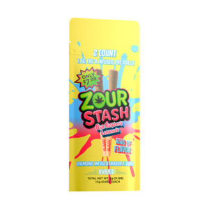 zour stash 1.5g thca pre rolls 2ct blue raspberry lemonade 2