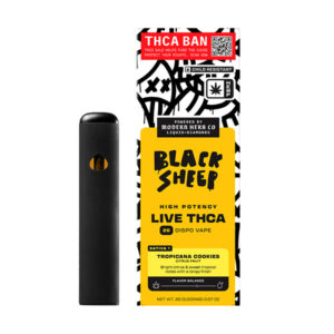 black sheep live thca 2g disposable tropicana cookies