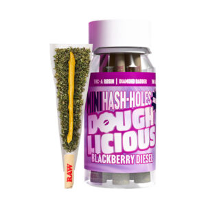 doughlicious thca mini hash holes 5ct blackberry diesel