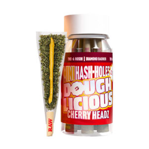 doughlicious thca mini hash holes 5ct cherry headz