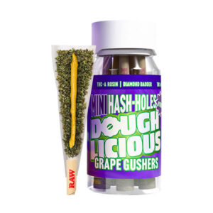 doughlicious thca mini hash holes 5ct grape gushers