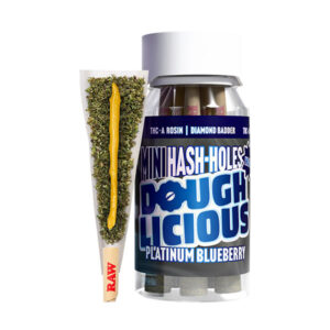 doughlicious thca mini hash holes 5ct platinum blueberry