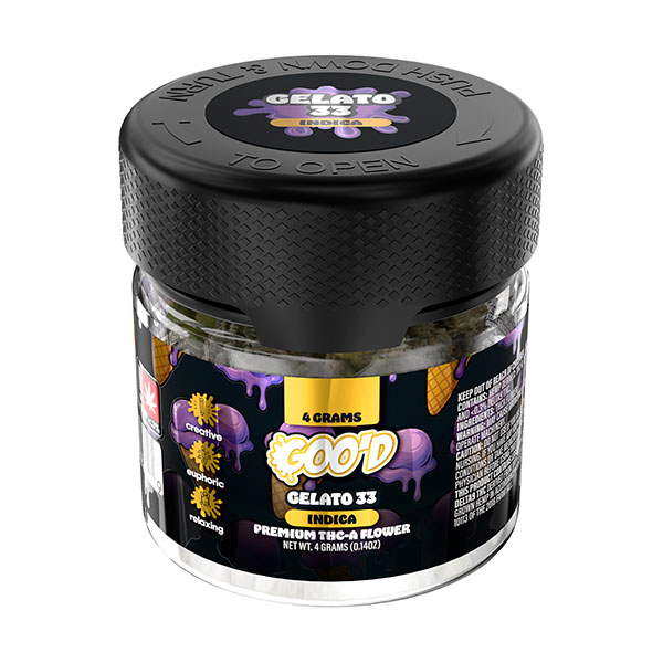 good 4g thca flower gelato 33