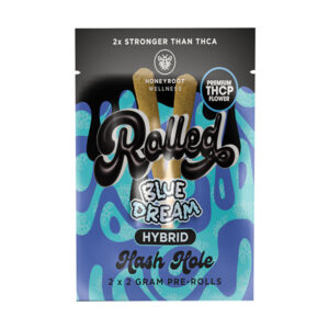 honeyroot wellness hash holes 2g 2ct blue dream