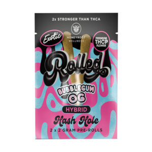 honeyroot wellness hash holes 2g 2ct bubblegum og