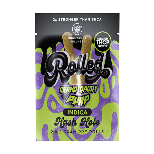 HoneyRoot THCP Rolled Hash Hole Pre-Rolls | (2ct) 4g | Delta 8