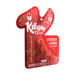 kream ohms 7oh kanna tablets 600mg 4ct chill cherry