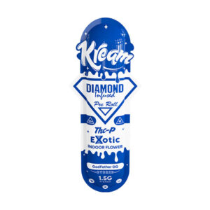 kream thcp diamond infused pre rolls 1.5g godfather og