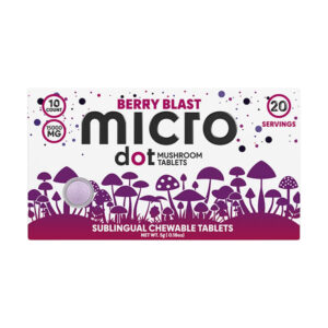 microdot mushroom tablets 10ct berry blast new