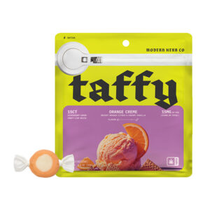 modern herb co taffy 15mg 15ct orange creme