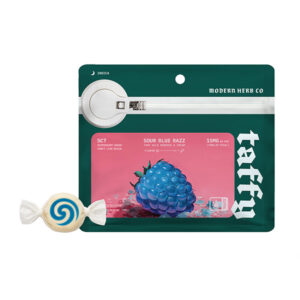 modern herb co taffy 15mg 5ct blue raspberry