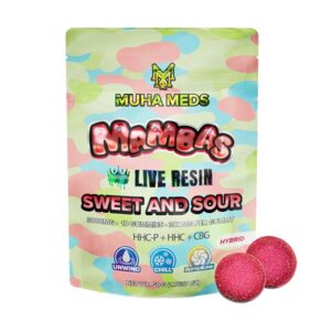 muha meds mambas live resin gummies 3000mg 10ct sweet sour
