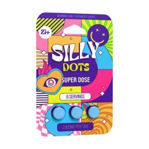 purple silly dots super dose 2400mg 3ct