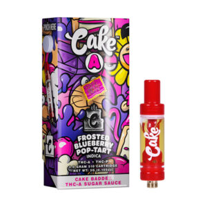 cake a thca 3g cartridge frosted blueberry pop tart