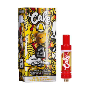 cake a thca 3g cartridge gold bears