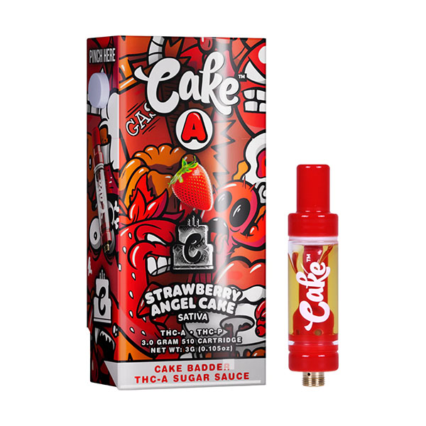 cake a thca 3g cartridge strawberry angel cake