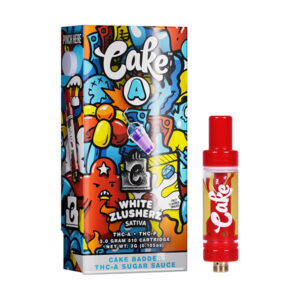 cake a thca 3g cartridge white zlusherz