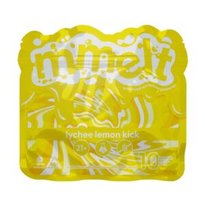 cali mmelt mushroom gummies 10ct lychee lemon kick