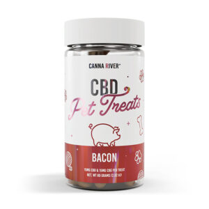 canna river cbd pet treats bacon