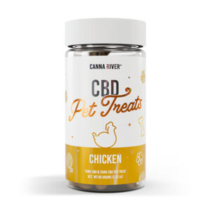 canna river cbd pet treats chicken