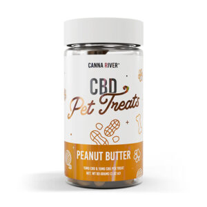 canna river cbd pet treats peanut butter