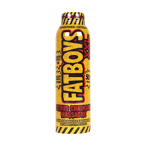 fat boys xxl thc drink 200mg citrus chainsaw massacre