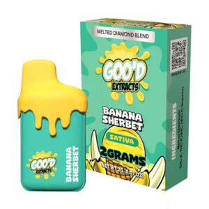 good melted diamonds blend 2g thca disposable banana sherbet
