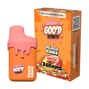 good melted diamonds blend 2g thca disposable peach rings