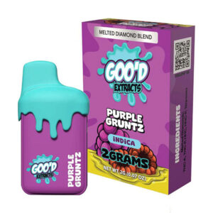 good melted diamonds blend 2g thca disposable purple gruntz