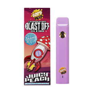 good mood blast off blend 2.2g amanita disposable juicy peach