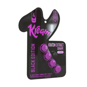 kream black edition kratom tablets 800mg 4ct grape