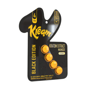 kream black edition kratom tablets 800mg 4ct mango