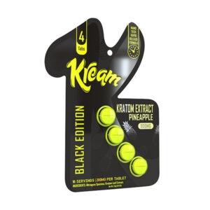 kream black edition kratom tablets 800mg 4ct pineapple