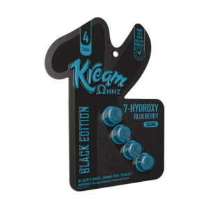 kream ohms black edition 7oh tablets 560mg 4ct blueberry