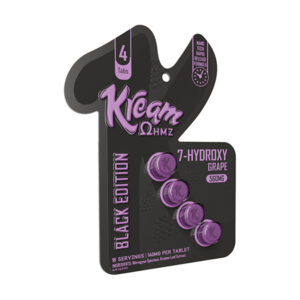 kream ohms black edition 7oh tablets 560mg 4ct grape