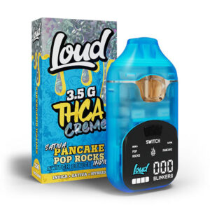 loud thca creme 3.5g disposable pancake pop rocks