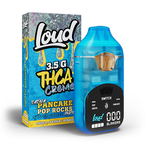 loud thca creme 3.5g disposable pancake pop rocks