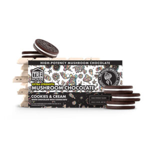 trehouse 50g mushroom chococlate bar cookies cream 2