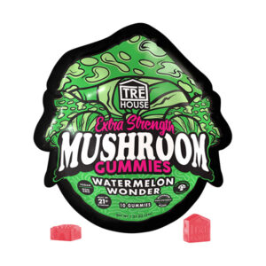 trehouse extra strength mushroom gummies 10ct watermelon wonder