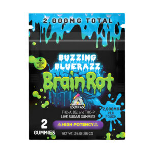 delta extrax brain rot gummies | (2ct) 2000mg