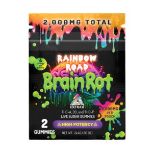 delta extrax brain rot gummies | (2ct) 2000mg