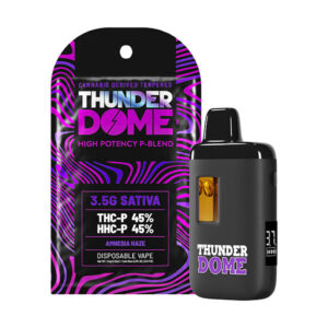 dome wrecker thunder dome high potency 3.5g disposable amnesia haze