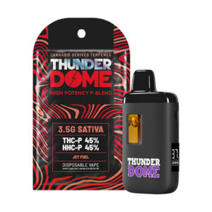 dome wrecker thunder dome high potency 3.5g disposable jet fuel