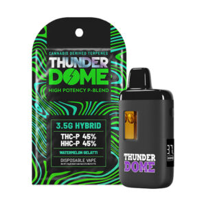 dome wrecker thunder dome high potency 3.5g disposable watermelon gelatti
