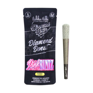 hidden hills diamond boyz dimaond donut flawless edition pre roll 1ct pink runtz