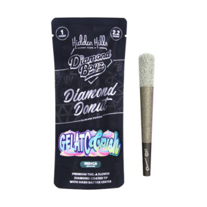 hidden hills diamond boyz dimaond donut flawless edition pre roll 1ct white gelato crush