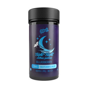maui labs night night wellness gummies 62mg 30ct blueberry